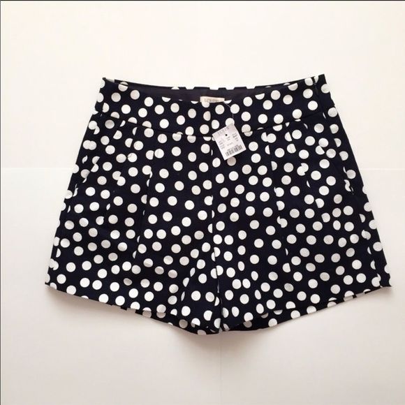 J. Crew Factory Pants - J. Crew Factory Polka Dot Short NEW